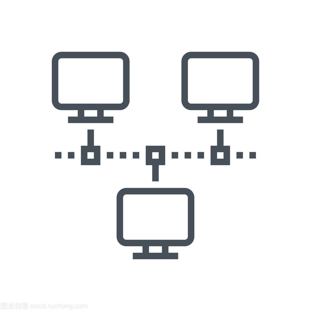 网络主题图标 网络工程的视觉语言与设计艺术